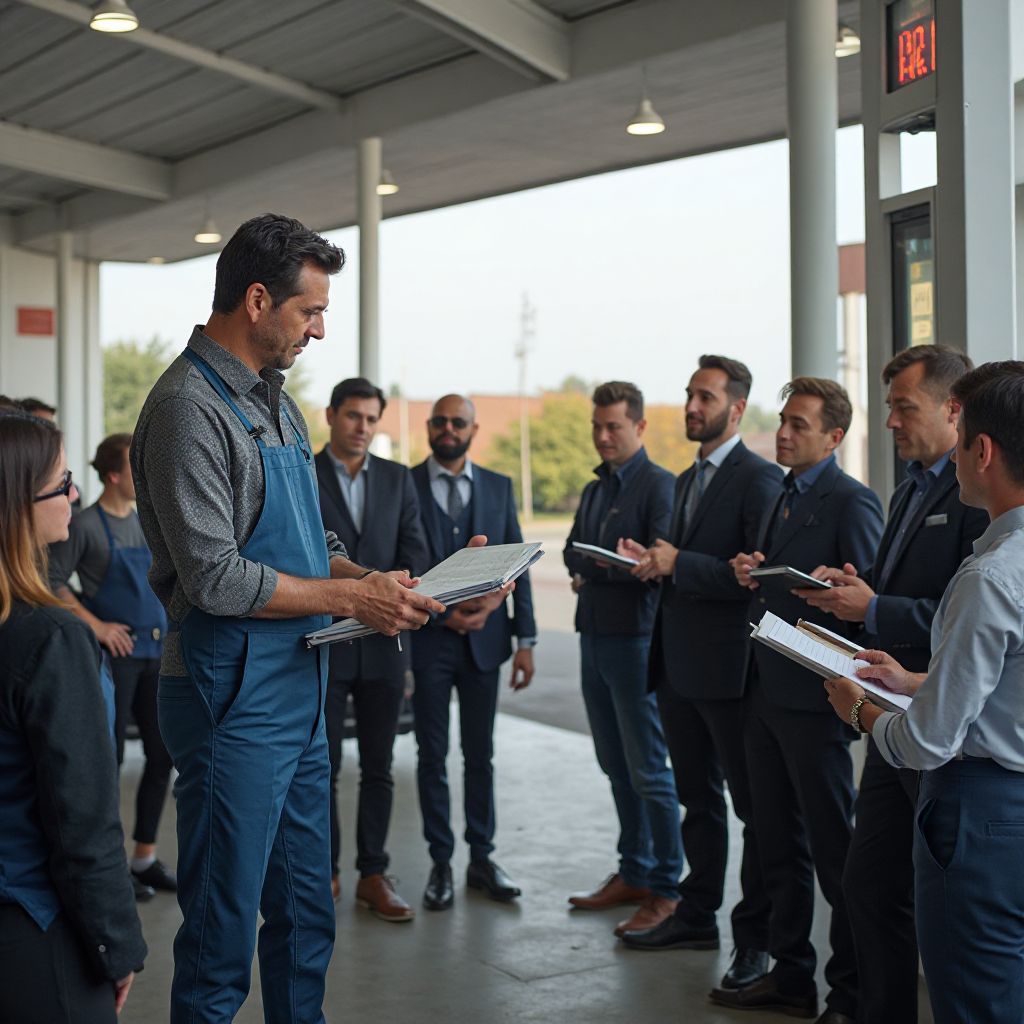 Capacitación técnica para personal de estaciones