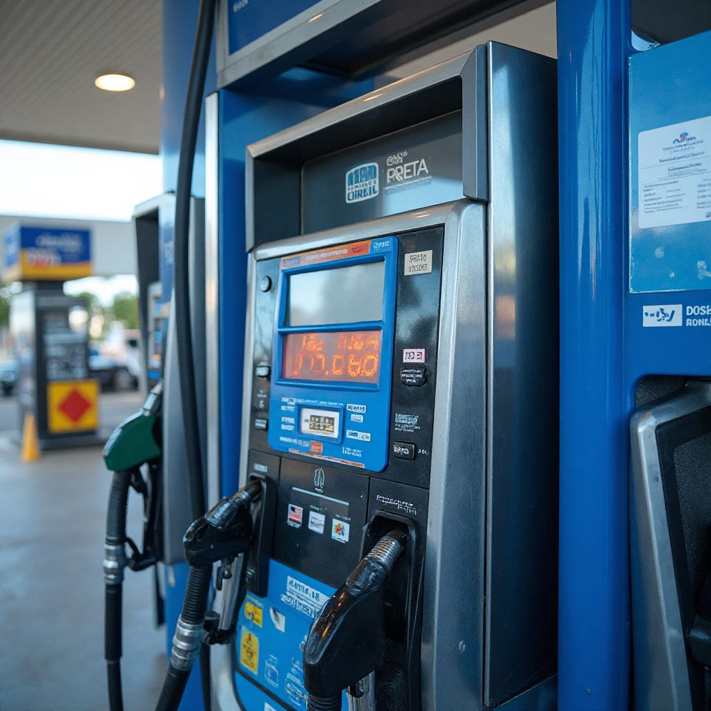 Surtidor de diesel premium en Argentina