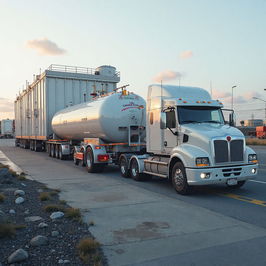 Estación de GNL en Argentina